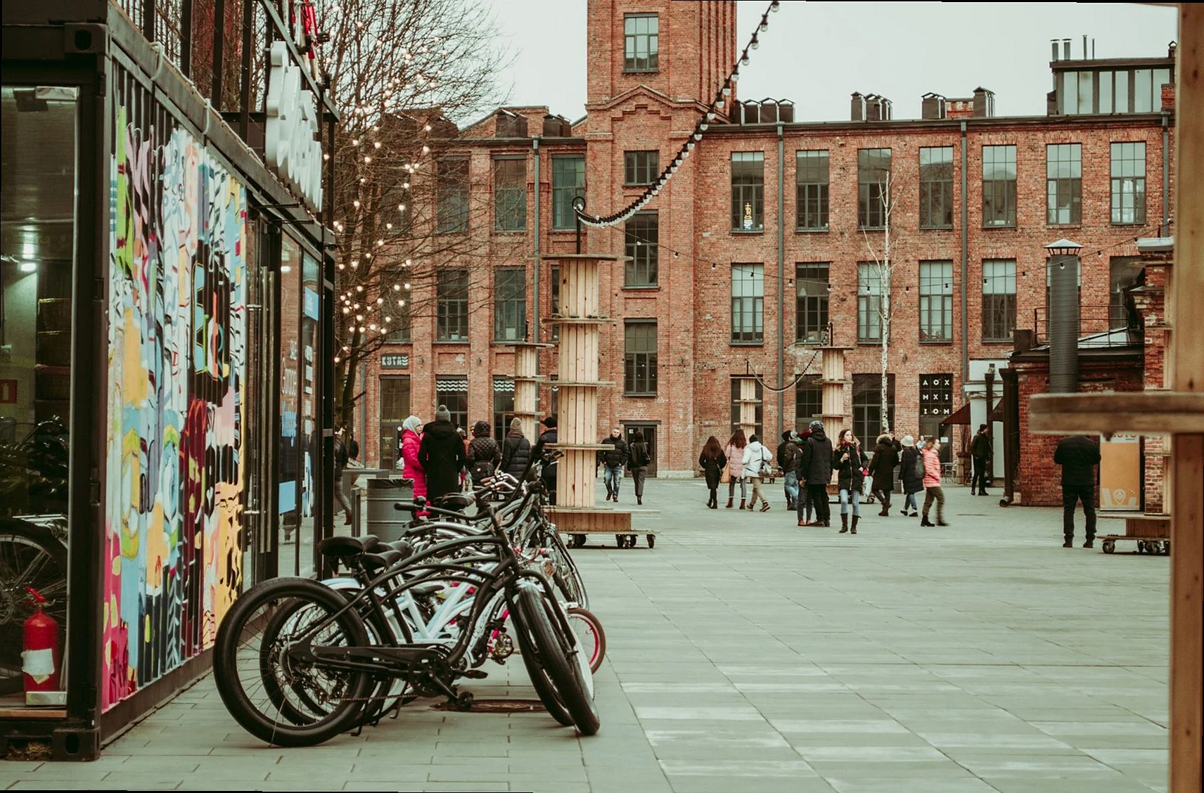 Single-speed city bike. New